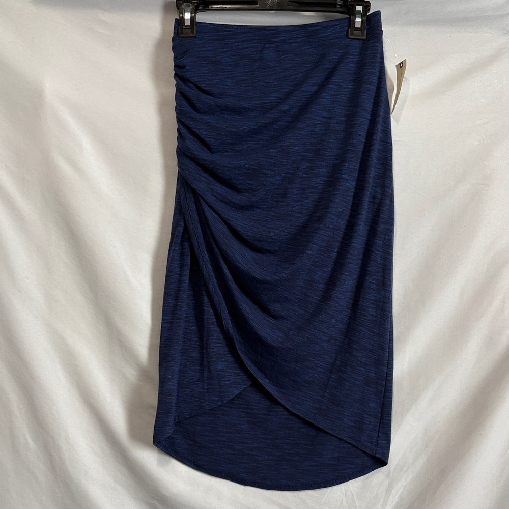 Maeve Asymmetrical Skirt in Deep Blue